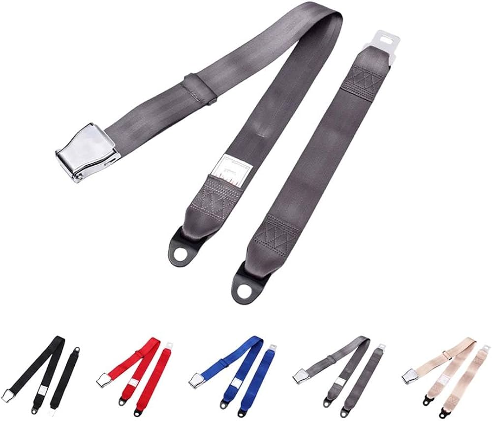 Amazon.co.jp: Gtzbcivシートベルト アルミニウム航空機の2点シート